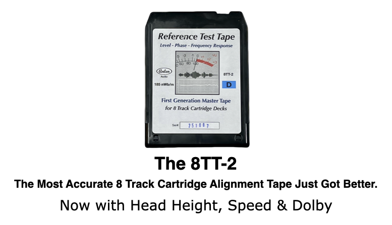 The Most Accurate 8 Track Cartridge Alignment Tape Just Got Better.